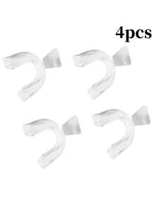 2pcs/4pcs/6pcs Sports Mouth Guards, Stop Snoring Anti Snoring Mouthguard Apnea Guard Bruxism Tray Sleep Aid Mouthguard Health Care,Sleep Teeth Guard For Stopping Grinding Teeth