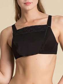 1/2/3/4pcs Women's Color Block Lace Bra Pad Bralette Accessories With Striped Pattern, Removable & Washable Push Up Bra Pads Made Of Woven Polyester,Anti-Leakage Chest Shield Pads, Women's Lingerie & Underwear Accessories