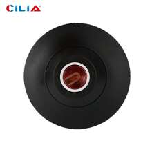 CILIA 2pcs E26/E27 Lamp Holder - Durable Bulb Socket Base,Light Socket With Grounded Base,Roundness Ceiling Wall Fixing Holder,White/Black