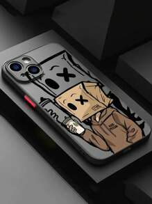 1 件 Boy Brand 图案柔软触感全保护手机壳，兼容 iPhone - 彩色 - 查看 1