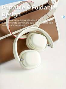 Wireless Bluetooth Headset With A Retractable, Rotating, And Foldable Design For Easy Storage, With A Super Long Battery Life Of 40h. It Features A Detachable Microphone, Lightweight And Comfortable Fabric That Fully Surrounds The Earbuds, Personalized And Fashionable Macaron Color Matching, And Multiple Colors To Choose From. It Is Compatible With Various Devices And Is The Best Choice For Holiday, Birthday, And Gift Giving To Family And Friends