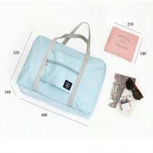 Functional Folding Travel Bag, Portable Luggage Suitcase, Large Capacity Storage Bag, Nylon Fabric Suffle Women Bags - View 4