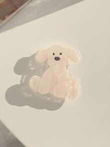 Soporte para teléfono móvil con forma de perro oso Kawaii de GUCADI, expandible y plegable, compatible con estuches de teléfono Apple, Honor, VIVO, OPPO, , Android, regalo para cumpleaños, familia, amigos, agarre de teléfono extensible y retráctil, accesorios para teléfono