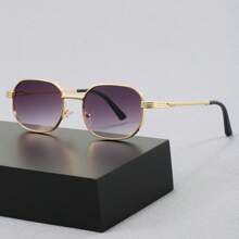 1 par de gafas de moda vintage estilo Y2K cuadradas, gafas de viaje para exteriores y playa, decoración personalizada, gafas de moda estilo street snap