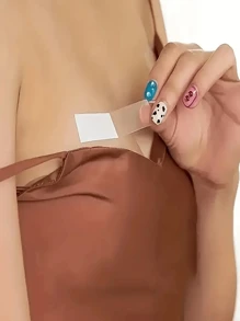 36 Stücke unsichtbare rutschfeste Aufkleber, nahtlose doppelseitige wasserfeste klare Aufkleber für Hemd-Ausschnitte, Damen Wäsche & Unterwäsche Zubehör