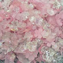 20g/0.7oz Matte Plated Colored Ab Petals Leaf Color Mixing DIY Earrings Hair Accessories Accessories Acrylic Loose Bead