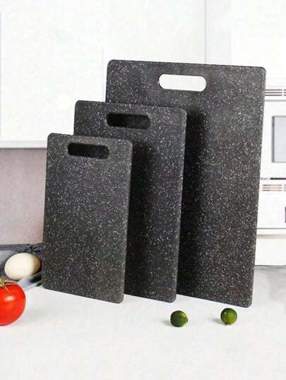 1/3PCS Marble Cutting Board Set Thickened Cutting Board Cutting Meat Board Kitchen Preparation Board Cooked Food/Raw Food Separation Household Fruit Cutting Board Preparation Board Cutting Board, Kitchen Supplies