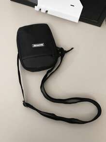 Túi Cross-Border MINI, Túi mới 2025 dành cho nam và nữ, Thường ngày và đơn giản, Màu trơn Đa năng, Nhẹ và Sức chứa lớn, Nhiều ngăn lưới, Túi đeo chéo thời trang, Túi đựng điện thoại di động, Thích hợp cho Giải trí hàng ngày, Thể thao và Thể dục, Đi chơi, Đạp xe, Mua sắm. Túi đeo chéo dành cho nam - Nhiều màu - Xem 8