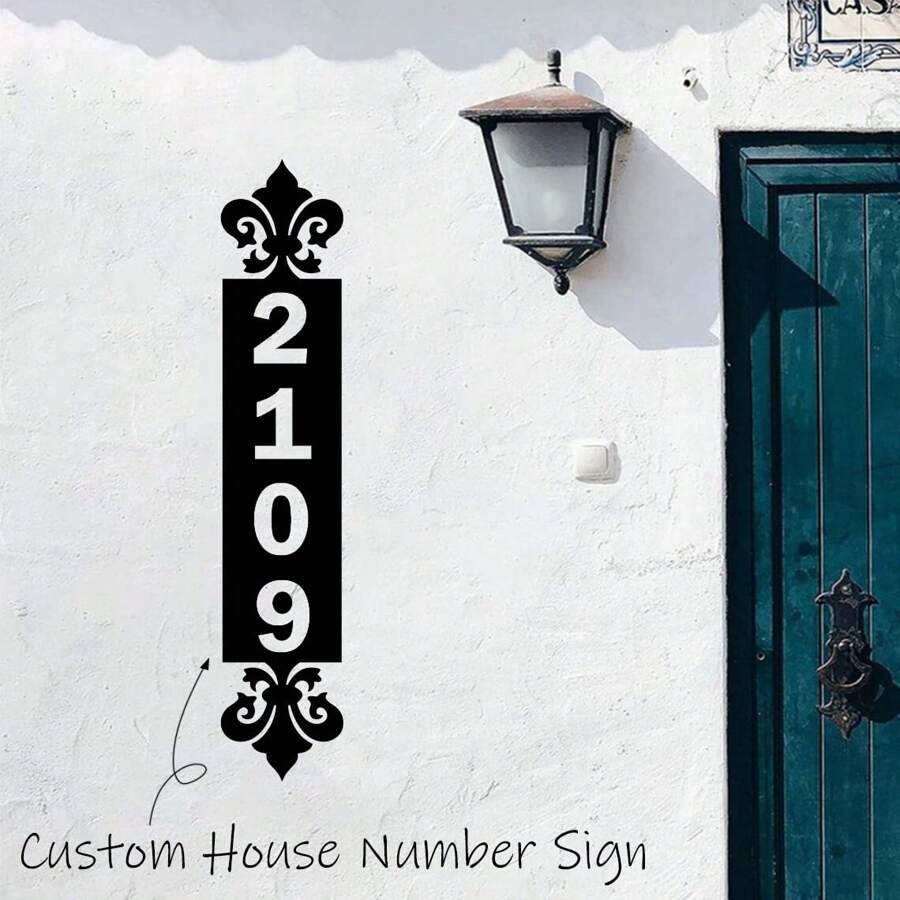 1PC Metal House Number Sign,Custom Address Numbers Sign,Personalized Address Plaque,House Signs,Street Name Sign,Front Door Sign,New Home Gift