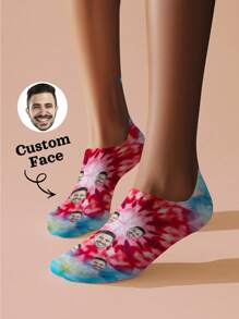 1 para spersonalizowanych krótkich skarpetek, spersonalizowane skarpetki niewidoczne, letnie niewidoczne krótkie skarpetki, modne oddychające skarpetki niewidoczne, prezent rocznicowy, prezent walentynkowy, prezent urodzinowy, prezent ślubny, prezent na dzień matki, prezent dla najlepszego przyjaciela, prezent dla mamy, prezent dla dziewczyny, prezent dla niej