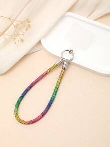 New High-End Rhinestone Chain Mobile Phone Pendant, Light Luxury Rhinestone Inlaid Chain Phone Case, Keychain, Hanging Accessories Gifts For Mother, Family, Friends, Birthday, Holiday Phone Charm, Phone Chain