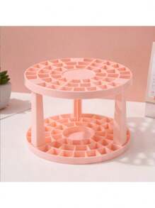 1pc Makeup Brush Cleaner Mat 3 In 1 Silicone Makeup Brush Cleaner Bowl Cosmetic Brushes Cleaning Tool Organizer For Storage And Air Dry,Clean Makeup Brush, Sponge, Powder Puff And Other Cleaners Makeup Tools Air Drying Rack