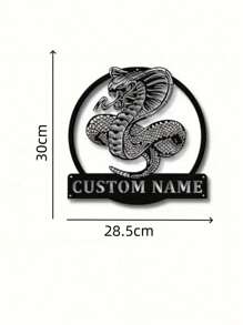A Custom Cobra Iron Decoration With Personalized Cold-Blooded Snake Metal Hangings Is The Perfect Gift For Reptile Lovers Gifts Birthday Graduation
