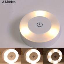 Đèn LED cảm ứng mềm mại - Đèn trang trí phòng ngủ 1 chiếc, dùng trong phòng trẻ em, hành lang, phòng ngủ, nhà vệ sinh, phòng khách, tủ quần áo, tủ, trong nhà - Ánh sáng ấm áp/ánh sáng trắng/ánh sáng 3 chế độ - trắng - Xem 5