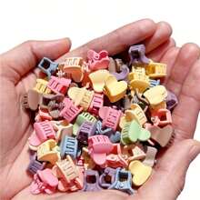 50 piezas/100 piezas Set de mini pinzas para el cabello - Accesorios para el cabello mini con diseño de flores de plástico lindas, decoración para el cabello dulce y duradera, fácil de usar, cómodo de llevar, adecuado para varias ocasiones