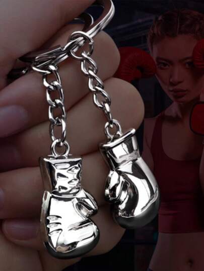 XIANG YU Boxing Gloves Keychain, Crafted From 3D Metal Material, Ideal For Combat Sports Enthusiasts, A Perfect Gift For Fitness . Car Accessories Bag Charm School Cute Goth Y2k Halloween Accessories Teachers Day Bag Charms Car Friend Sister Gift Ideas