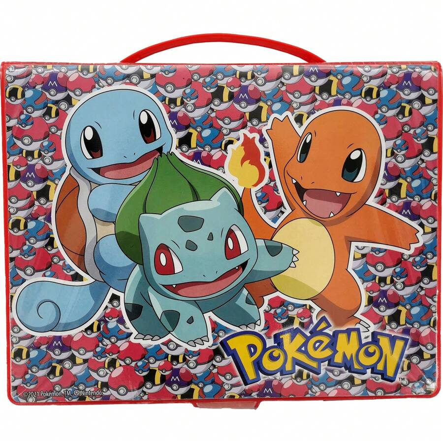 pokemon 神奇寶貝活動套裝 44 件包括不同的創意材料，如色鉛筆、記號筆、蛋彩畫顏料 - 神奇寶貝活動套裝易於攜帶和儲存，激發創造力和樂趣 ⚫ 免費送貨 ✅ 24/48 小時送達西班牙（半島）