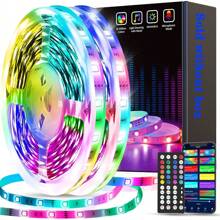 1pc LED Light Strip , Music Synchronized Color Changing RGB LED Lights, With Remote App Control, Adjustable Modes, Suitable For Indoor Bedroom, Desk, Valentine's Day, Wedding, Christmas Party Festival Decoration