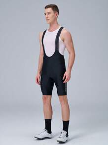 HISERWA Cycling Bib Shorts Men 7 Hours Italy Elastic Interface Pad Men's Cycling Shorts, With Double Arrow Chamois, Seamless Silicone Non-Slip Leg Grippers, Breathable, Highly Elastic, Good Wrapping, Black Cycling Bib Shorts
