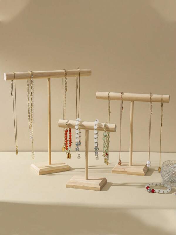 1/2/3 houten armbanden, displaystandaard voor armbanden, opbergstandaard voor kettingen en sieraden, handgemaakte standaard voor schietsportaccessoires, eenvoudige en hoogwaardige standaard voor de start van het schooljaar