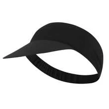 1 件男女通用透气运动遮阳帽，夏季户外防晒，涤纶针织面料，四季弹力，带开关闭合，仅可手洗 - 适合骑行和跑步