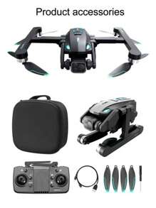 S188 Advanced Version Drone Is Equipped With Brushless Motor, Optical Flow Dual Cameras, And Can Be Electrically Adjusted By 180°. It Can Capture Wonderful Moments. It Has Four-Way Obstacle Avoidance, Is Equipped With 4 Channels And A 6-Axis Gyroscope. It Is Made Of Anti-Drop ABS Material. It Is A Four-Axis Aircraft Toy Suitable For Indoor/Outdoor Play. - Multicolor - View 10