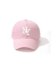 1pc Women's Plain Color NY Embroidery Hook And Loop Baseball Cap, Suitable For Outdoor Sports, Daily Wear In Spring, Summer, Autumn - A - View 17