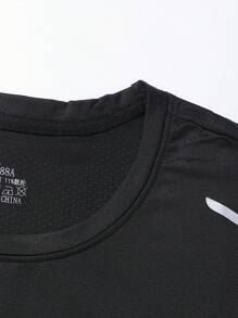 [Verano] Conjunto informal de 3 piezas para hombres para actividades al aire libre: Camiseta de manga corta
