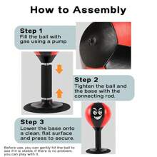 Punching Ball Table Funpunch Rage Bag Desk Punch Bag Tool Mini Punch Bag Boxing High-Performance Spring Chassis - Multicolor - View 7