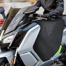 Scooter Leg Cover Motorcycle Windshield Cover Windproof Scooter Blanket Leg Protection Riding Accessories, Black