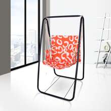 Balcony For Indoors, Swing, Hanging Chair Frame, 90x85x145 Cm Outside Hammock Swing, Rocking Chair, Metal Support Frame, A-Shaped, Heavy Load-Bearing, Deformity-Proof, Hanging Chair Stand - Black - View 9