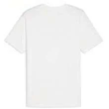 Puma T-shirt à manches courtes pour hommes Essential + Love Wins en blanc