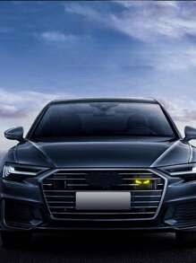 Luz radiante de malla LED para coche, lámpara decorativa de malla para coche, luces de circulación diurna, modificación del ambiente exterior, ojo del diablo - Multicolor - Ver 9