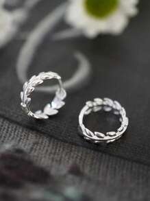 1 paire de jolies boucles d'oreilles créoles pour femmes, parfaites pour les fêtes, les fiançailles, les anniversaires. Un cadeau idéal pour la Saint-Valentin, pour la mère, pour la Fête des Mères. - 1# - Voir 8