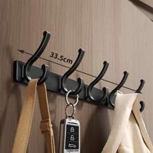 1pc Aluminum Alloy No-Drill Wall Mount Sturdy Hanger Hook, Entryway & Kitchen & Bathroom Storage Hooks,Bathroom Shelf,Hangers Hooks Hanger,Wall Pictures,White Hook,Black,Sticky Wall Hooks,Purse Hanger Wall,Wall Hangings,Picture Frame Hooks,Wall Picture Frame,Wall Hooks Self Adhesive,Hooks,Hook,Wall Hooks,Bathroom,Towel Holder,Hooks,Wall Hooks,Hooks,Wall Hook,Door Hanger