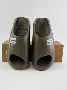 女士夏季户外轻便舒适拖鞋，软底 EVA 云波运动凉鞋，透气人字拖