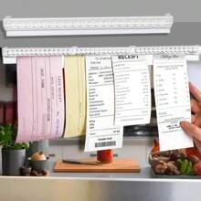 Organizador de pedidos para llevar de cocina de 30cm-150cm, soporte para billetes, pedidos para llevar de PVC y estante para billetes de restaurante para cafeterías y pubs de oficina