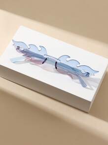 1 para damskich, dekoracyjnych, modnych okularów PC w kształcie płomienia, odpowiednich na Halloween, święta, przyjęcia urodzinowe