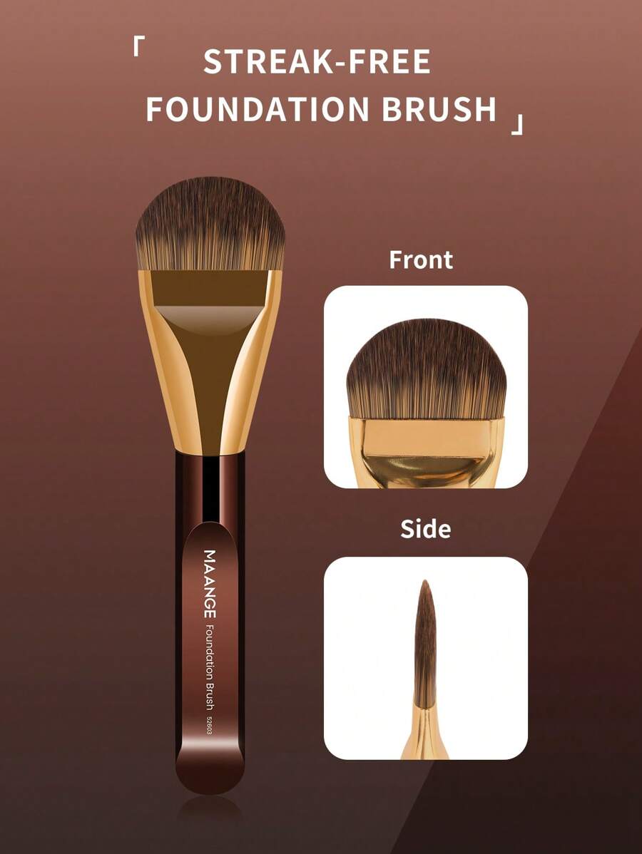 MAANGE 1/5支装化妆刷套装，包含粉底刷、面膜刷、遮瑕刷，采用柔软纤维材质，方便携带，是旅行的理想之选，也是送给女性和女孩的礼物。套装包含粉底刷、遮瑕刷、腮红刷、修容刷、古铜粉刷、散粉刷等多种化妆工具。 - 彩色 - 查看 1