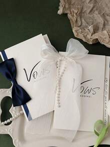 1 套婚礼誓言卡，新娘和新郎誓言卡，含 2 支钥匙形笔，手写誓言手册，适用于婚礼、订婚、婚礼仪式用品 - 彩色 - 查看 5