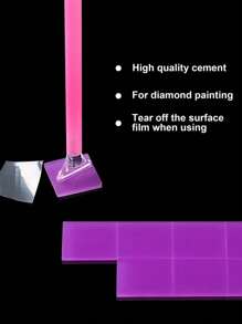 40/80pcs Diamond Painting Mixed Color Glue Clay, Colorful Painting Embroidery Cross-Stitch Painting Tool DIY Diamond Wax Tool For Embroidery Accessories,2x2cm/0.78x0.78inch(4 Colors) - Multicolor - View 8