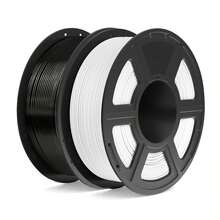 PLA Filament 1.75mm Bundle, 3D Printing PLA Filament 1.75mm Dimensional Accuracy +/- 0.02mm, 1KG*2 Spool (4.4 Lbs)