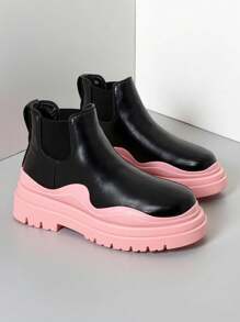 Royalfashion Women's Slip-On Boots Derri