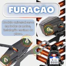 Motorcycle Exterior Electronic Accessories - 黑色 - 查看 9