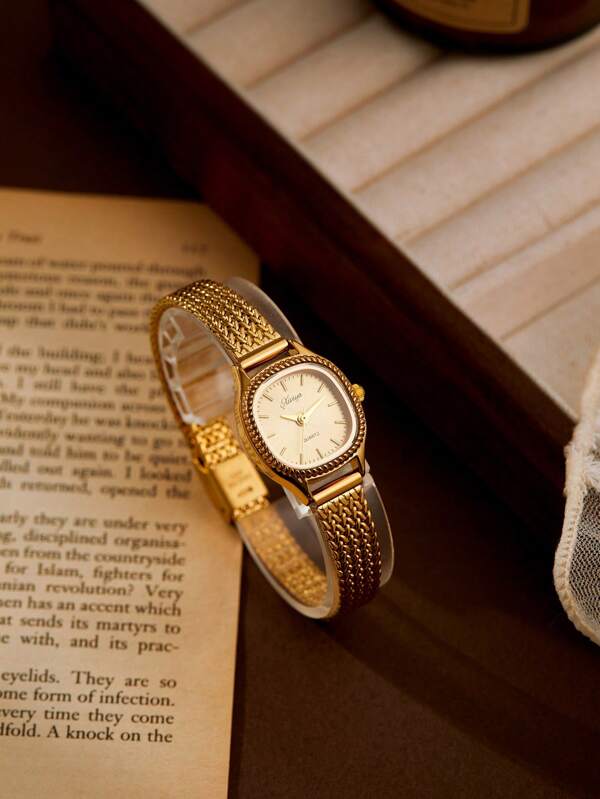 XIVIYA ساعة أنيقة بسوار مرصعة بالأحجار الكريمة لإرتدائها في المناسبات الاجتماعية والأعياد والتجمعات اليومية، مناسبة كهدية عطلات