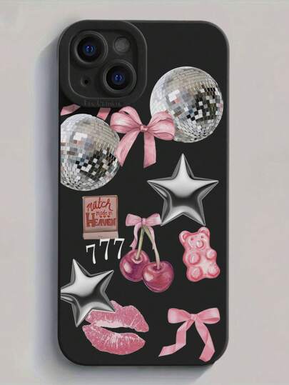 卡通唇印哑光防震软手机壳适用于 16/16Pro/16ProMax/16Plus、 15 XR/7/8、 15 ProMax、 13 Pro Max/14 Pro Max、 11/12P/14，适用于 A13、A22、A21S、A51、A52、S22 Ultra、A33，适用于 Redmi 10、Redmi Note 11 4G、Redmi 11 Lite，适用于 A13、A23、S23 Ultra、S24、A14、A15、S23、A73、Redmi 手机