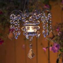 12件/24件/36件套装亚克力水晶树形挂饰，透明悬挂式装饰配件，适用于室内家居装饰、生日新年派对婚礼庆典，批量供应，家居装饰，房间装饰，墙面装饰 - 無色 - 查看 4