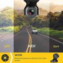 Cámara para auto WiFi con grabación a 1080P HD, ángulo de 170°, sensor G, DVR para vehículo - 1 - Ver 9