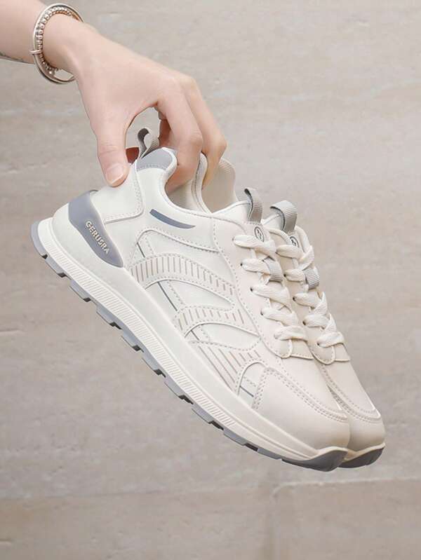 Scarpe casual da donna primaverili 2025, traspiranti, con suola morbida, sneaker chunky, scarpe da corsa da donna, scarpe casual da donna, sneaker bianche
