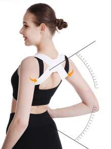 1pc, Outdoor Sports And Fitness Shoulder Strap, Open Shoulder Straight Back Lightweight Invisible Shoulder Strap For Both Men And Women, Sports Shoulder Protection With High Elasticity, New For Spring And Summer 2025(Suitable For 80-120 Pounds) Gym Accessories